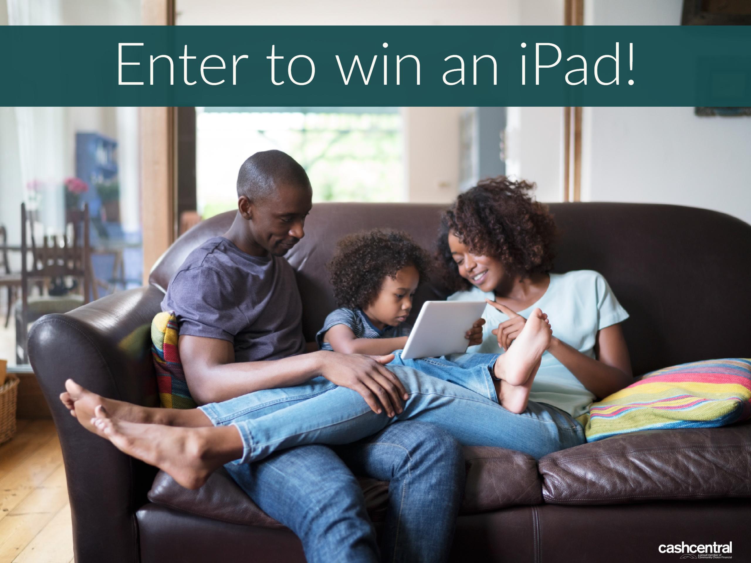 Cash Central iPad Sweepstakes