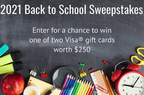 2021 Back to School Sweepstakes